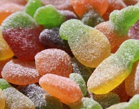 Goma frutas